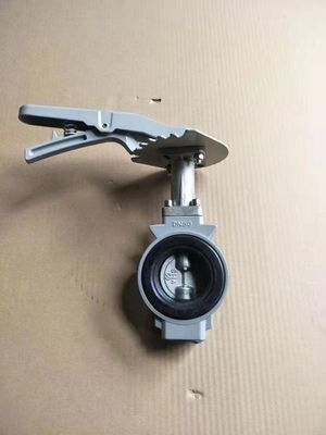 Doppelschacht/Stem Disc Handbuch/Motorisierte Aluminiumlegierung Schmetterlingsventil kundenspezifischer Service