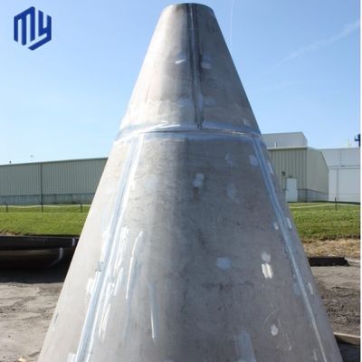 Edelstahlkonische Tankenden für Heizkesselteile ASME SS304/316/S235JR