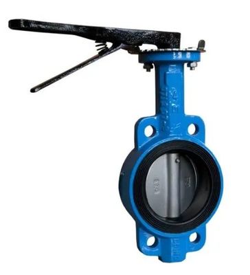 Diaphragma-Struktur 4 Zoll Wafer-Zentrum Schmetterlingsventil Handgriff für OEM-Unterstützung