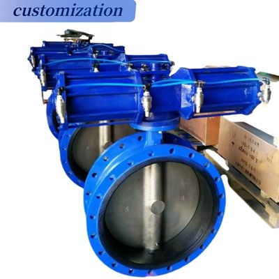 Top- Pneumatischer Aktor Schmetterlingsventile und Einrichtungen für die Industrie