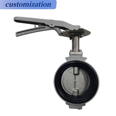 Mitteltemperatur-Aluminium-Handrad-Schmetterlingsventil mit Diaphragmenstruktur