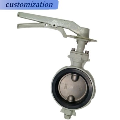 Mitteltemperatur-Aluminium-Handrad-Schmetterlingsventil mit Diaphragmenstruktur