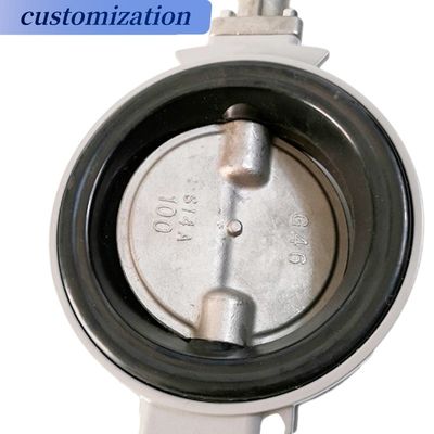 Mitteltemperatur-Aluminium-Handrad-Schmetterlingsventil mit Diaphragmenstruktur