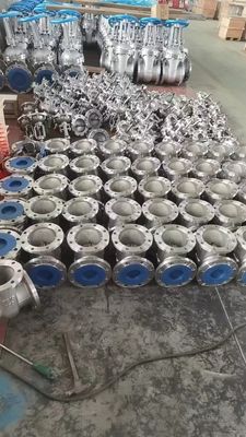 CF8 Edelstahl-Flangenschlussventil für die Filtration von industriellen Zählgeräten des Typs Y