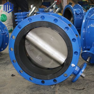 Doppel exzentrische Flansche PVC-Schmetterlingsventil und pneumatische Aktivierung für Industrie