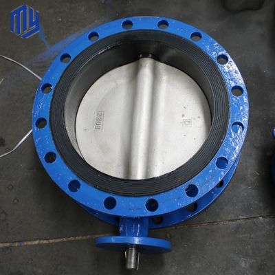 Doppel exzentrische Flansche PVC-Schmetterlingsventil und pneumatische Aktivierung für Industrie
