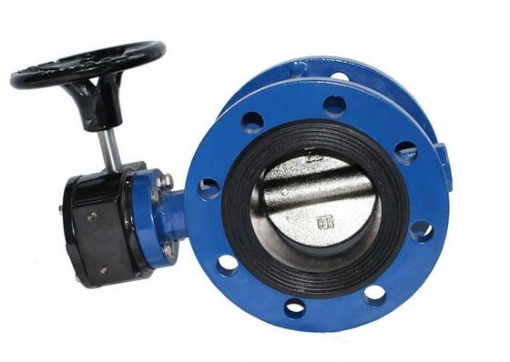Wasserdoppelflächige doppelte Offset-exzentrische Schmetterlingsventil mit pneumatischem elektrischen Aktor