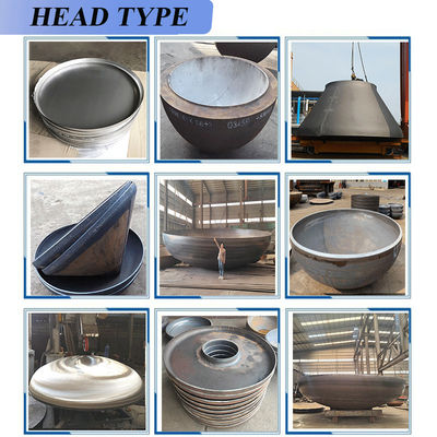 Storage Torispherical Elliptical Dished Tank Heads mit gleichem großen Durchmesser für OBM