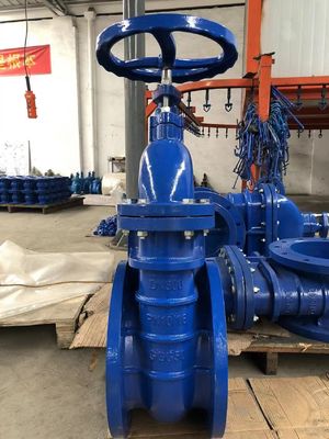 Widerstandsfähiger mitteltemperaturartiger Y-Strainer aus Gusseisen, Messingdichtung, Metall-Sitzgatterventil