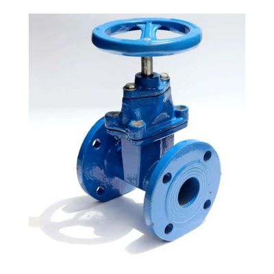 SS Karosseriematerial Pn16 DN50 DN600 Flansche Gusseisen-Wadegatterventile für Produkte