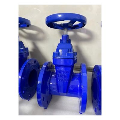 SS Karosseriematerial Pn16 DN50 DN600 Flansche Gusseisen-Wadegatterventile für Produkte