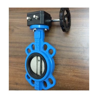 OEM Gusseisen-Wurmgear-Operator Doppelfläche EPDM/NBR Sitz Edelstahlscheibe Lug Wafer Schmetterlingsventil