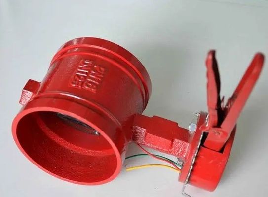 Mitteltemperatur-Groove Fire DI Wafer Schmetterlingsventil PN10 PN16 2 "-10" für Trench