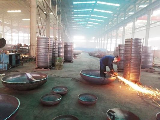Hexagonalkopf Industrieflächige Unterseite Flangen Speicher Eisen Tank Schüssel für Kreis Design