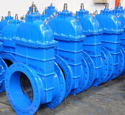 Großflächige flächenförmige Edelstahlschleusen-Gatterventil für Wasser