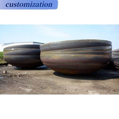 Schweißverbindung Sechseck/Rundkopfcode ASME Kohlenstoffstahl Tankbehälter Hemisphärischer Kopf