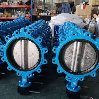 DN350 PN16 Schmetterlingsventil EPDM Duktile Eisenwafer Flansche Lug Wasser für Wassersystem