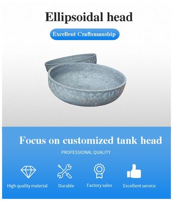 ASME Kohlenstoff-Edelstahl-Ellipsoid-Dischdichtung Tankkopf für Druckbehälter