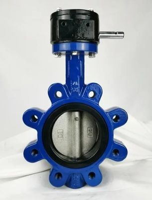 DN200 Duktile Gusseisen-PTFE-Sitz-Lug-Schmetterlingsventil für allgemeine Temperaturmedien