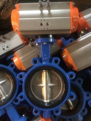 EPDM-Sitz-Soft-Sealing-Lever mit Wafer-Lug-Schmetterlingsventil mit individuellen Optionen