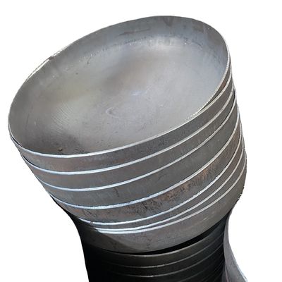 Hexagonal/Rundkopf-Schienenkopf aus Kohlenstoffstahl mit Endkappe für Feuergläser und ASME-Zulassung