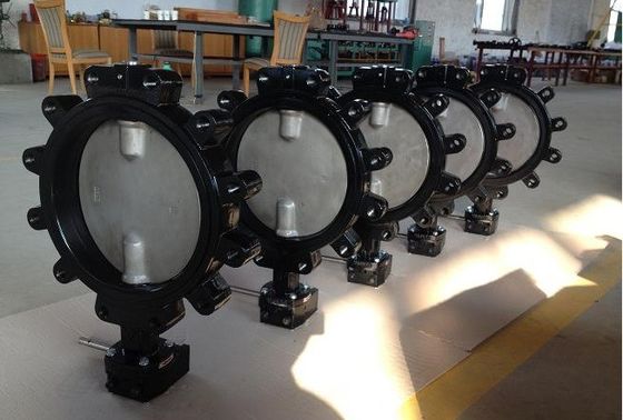 Wasseranwendungen Schmetterlingsventile AWWA Wafer Lug Doppelflächen C954 C950 C955 Scheibe