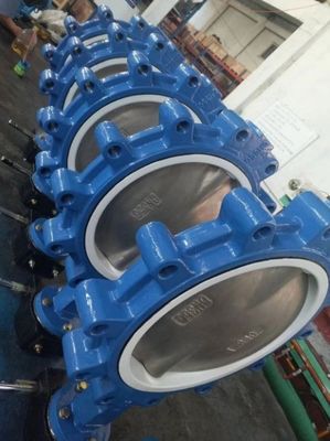 Wasseranwendungen Schmetterlingsventile AWWA Wafer Lug Doppelflächen C954 C950 C955 Scheibe