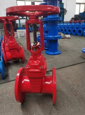 Wasserkontrolle 4" Manuelles Steigende Stamm-Tor-Ventil PN10 PN16 in Wassermedien
