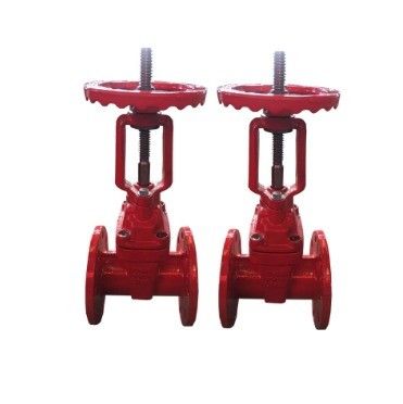 DN150 Manuelles Baumwinkel-Eisen-Flangen-Feuerlöschklappe zur Wasserflussregelung