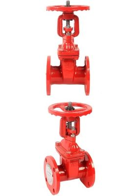 DN150 Manuelles Baumwinkel-Eisen-Flangen-Feuerlöschklappe zur Wasserflussregelung