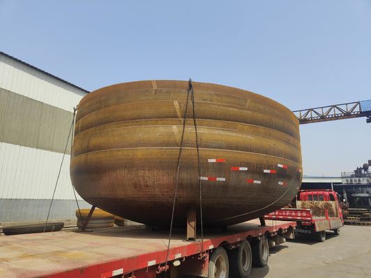 Kohlenstoffstahl 304 elliptischer Tankkopf Tellerkopf für Wasserspeicher OEM