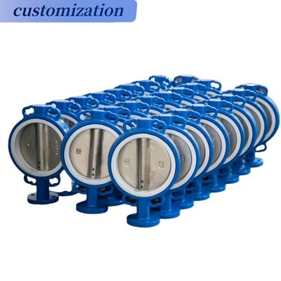 Ausgezeichnete Leistung Wafer EPDM Soft Sealing Butterfly Ventil mit pneumatischem Aktor
