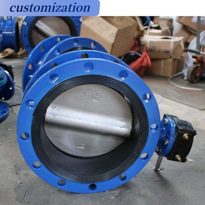 Hydraulisches Schmetterlingsventil Weichversiegelt Awwa C504 Doppelfläche mit Zwerchfellmaterial