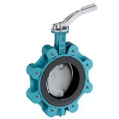 Diaphragmenstruktur Hydraulische CF8 Di Ci EPDM PTFE starke Säure Hebel Lug Schmetterlingsventil