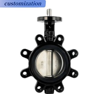Diaphragma Elektrische Lug Schmetterlingsventil in Gusseisen Material für ODM kundenspezifische Unterstützung