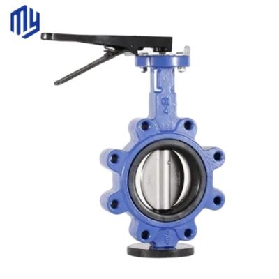 Zwischenschicht-Lug-Typ Gusseisenkörper Pn10/16/20/25 Schmetterlingsventile für Hydrauliksysteme