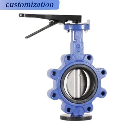 Gasmediengasbetriebene Soft Seat Lug Butterfly Valve für hohe Temperaturleistung