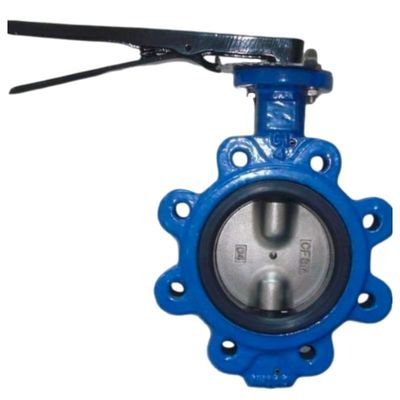 Niedertemperaturschlappendes Eisen-Schmetterlingsventil Blaue Epoxiebeschichtung für Hydrauliksysteme