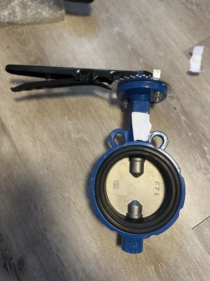 Kundenspezifischer Service Edelstahl Pneumatisches Schmetterlingsventil DN25 für reibungslosen Betrieb