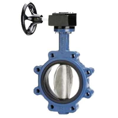 Hydraulische Schmetterlingsventile aus Gusseisen Stammflansche PVC Pneumatik 1 Zoll Sanitär