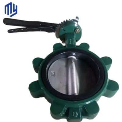 Hydraulische Schmetterlingsventile aus Gusseisen Stammflansche PVC Pneumatik 1 Zoll Sanitär