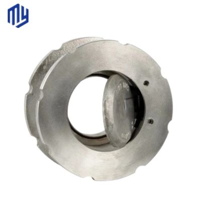 Manuelle Edelstahlflansche Pn25 DN 50 Waferlift Einplatten-Swing-Scheckventil für Abflussventil