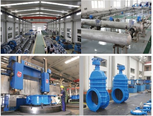 Industrielle Anwendungen Duktiles Eisen Festdichtungs-Gatterventil mit kundenspezifischem Design