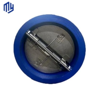 Edelstahl 304 316 Stahl Doppelplatten-Scheckventil mit anpassbarer Portgröße
