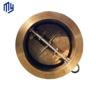 Hydraulisches Gusseisen Wafer-Scheckventil Edelstahl 304 316 Doppelplatten-Scheckventil