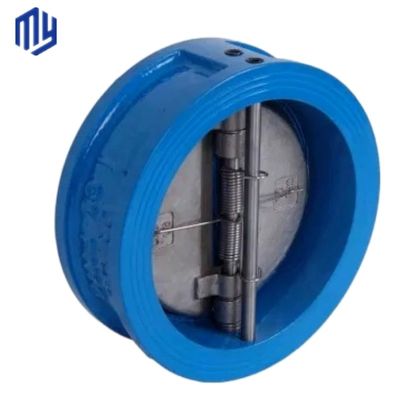 Hydraulisches Gusseisen Wafer-Scheckventil Edelstahl 304 316 Doppelplatten-Scheckventil
