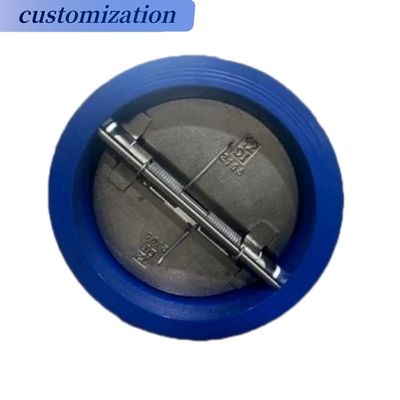 Hydraulisches Gusseisen Wafer-Scheckventil Edelstahl 304 316 Doppelplatten-Scheckventil