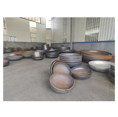 Rundkopf Titanium Halbkugel-Schienen Enden Kappe Stahlrohr-Schienenkopf für Industrie