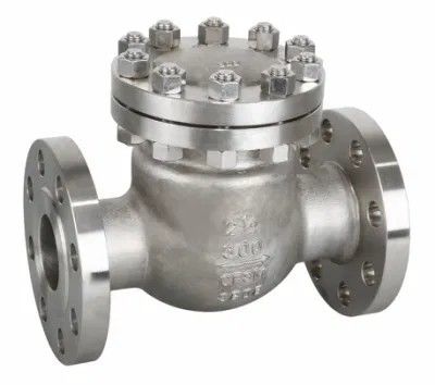 4 Zoll CF8 WCB Kohlenstoffstahl Flansche Schwing-Checkventil Vollständiges Zertifikat und Handbuch