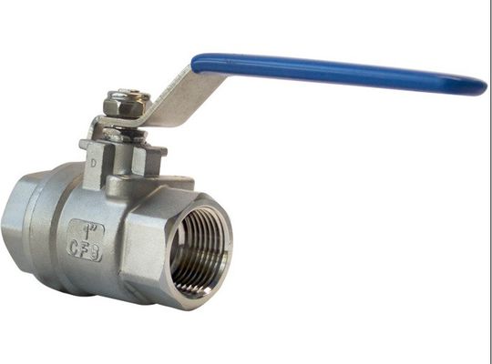 Stahl-Industrial-/Sanitär-Kugelventil mit Vollbohrschilf für NPT/BSP-Anwendungen